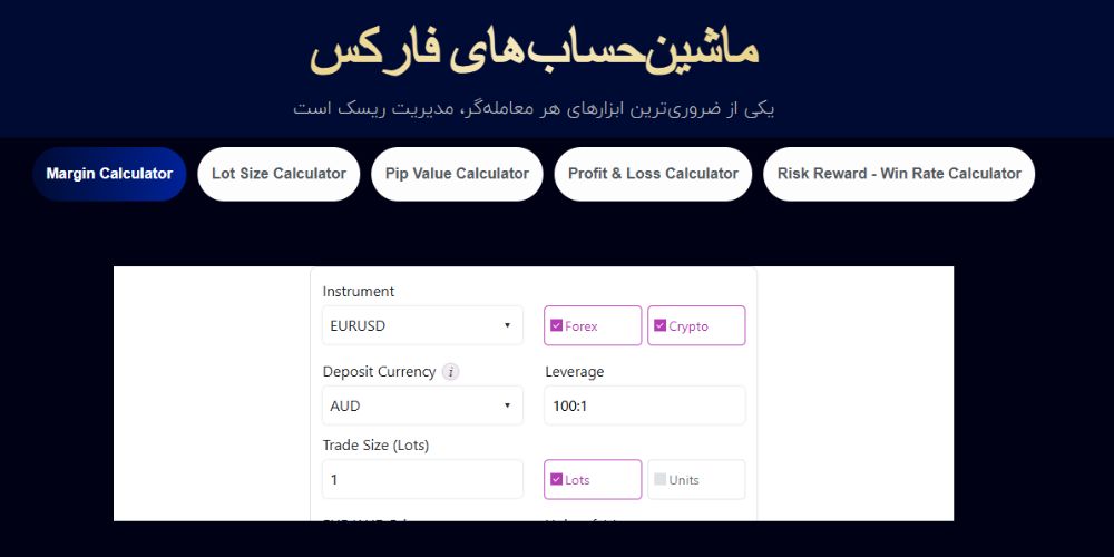 1. تعیین حجم معامله